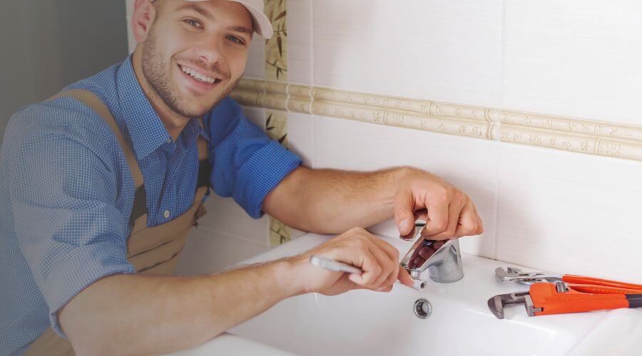 Professional bathroom faucet installation in Washington Navy Yard, DC